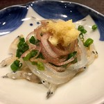 まつむら - しら魚の自家製ポン酢和え