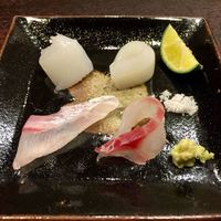まつむら - 淡路島の天然鯛と、あおり烏賊の切り身