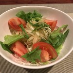 キッチンイナバ - 青パパイヤのサラダ、ポン酢ドレッシングでいただきま〜す