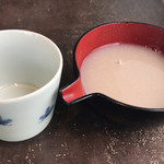 かぶらや - 蕎麦湯