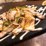 魚介ビストロ　sasaya - 炙りメリメロカルパッチョ