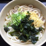 製麺七や - かけうどん大 300円