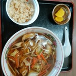 Inenoya - 野菜ラーメン+炊き込みご飯　550円