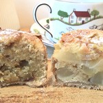 マイリトルハピネス - 左:シルクスイートのタルトマフィン 300円(税込)
      右:ラフランスのタルトマフィン 300円(税込)