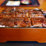 炭火焼うなぎ 東山物産 - 特上重（中盛り）