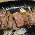 ガストホフ ハイ・ウイング - 夕食：黒毛和牛のステーキ