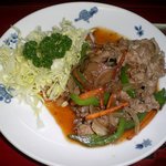 孝ちゃん食堂 - 豚炒め　420円