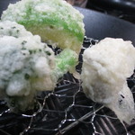 そば くら富 - 鰆・ブロッコリー・アボガド