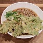 中村麺兵衛 - 春菊天そば（感謝祭特別メニュー）