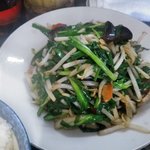 キッチンあべ - ニラ炒め