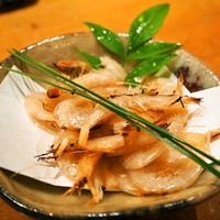 本等鮨 海馬 本店 - 白海老燻製