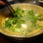 比良山荘 - クレソンを