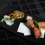 Japanese black beef cutlet
