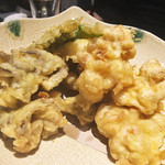 くいもの屋わん - 鱈白子の天ぷら