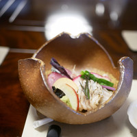 比良山荘 - お造り 鯉のあらい 鰻の焼き霜