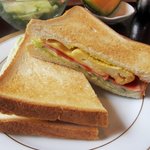 桜珈琲 - こんがりオープンサンド