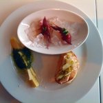シチリアーナ - 前菜3種ホタルイカ、タケノコ、ブルスケッタ
