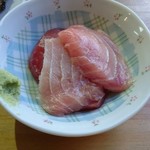 にしざわ食堂 - セットのマグロぶつ