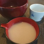 かぶらや - 蕎麦湯