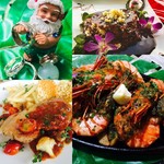 Hawaiian Shrimp & Pancake Cafe KOA - Xmasディナーコース