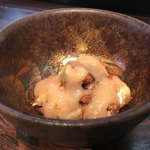 Osushi Usami - 焼き白子梅肉ソースがけ（800円）
