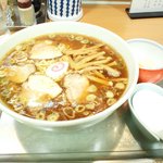 永福町 大勝軒 - 中華麺　生卵付き　1100円