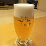 懐石料理 はし本 - 生ビール　700円+Tax　