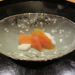 懐石料理 はし本 - 自家製のカラスミ