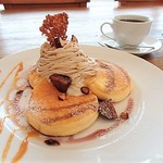 Patisserie Nature Shiromoto - モンブランパンケーキ