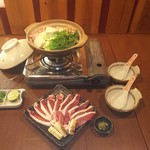 Tanimachi Tsukuneya - 蔵王鴨の鴨鍋。鉄分がいっぱい！鴨のあまい脂は本当に旨い！〆のぞうすいは最高です。            