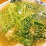 つばめ家 - 豚と小松菜の山椒あんかけ