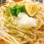 つばめ家 - 細うどんのかけうどん