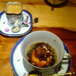 かふぇ おか がれーじ - 砂時計を眺めながら1分程待ちます