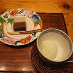 小椋 - すだちのシャーベット　桜餅　2011.5