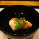 小椋 - 海老真蒸のお吸い物　2011.5