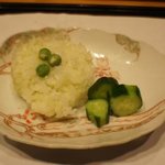 小椋 - 豆ごはんと香の物　2011.5