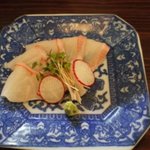 召膳 三月 - 石鯛の刺身　えんがわ付