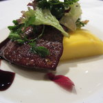 レストラン バカール - うなぎとフォアグラのマリアージュ　マンゴーのインパクト２