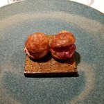 ジョンティ アッシュ - 白レバーとハモンセラーノのグジェール