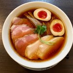 らぁ麺 紫陽花 - 醤油らぁ麺 チャーシュー煮玉子TP