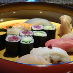 寿司・割烹 虎勝 - ◆寿司ランチ（上：1500円：外税）・・1500円とは思えない上質なビジュアルで美味しそう。