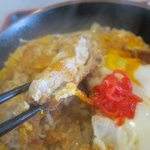 どんどん亭 - 揚げ方は良いです
