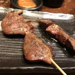 Charcoal Grilled Chicken ROOSTER - はつ、肝、良い出来