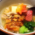 馳走 とし藤 - 穴子の餡かけ