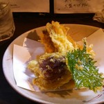 吾作 - きす天ぷら。旨い。