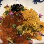 はらまさ - 痛風そうめん上海蟹バージョン