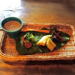 山のごはんよもぎ - 前菜