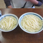 長田うどん - 大と小