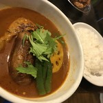 gopのアナグラ - レギュラースープ　チキン野菜カレー（980円+50円）