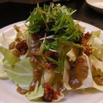 中華酒膳 幸龍 - （2011/3月）「食べるラー油入りごまだれキャベツ」